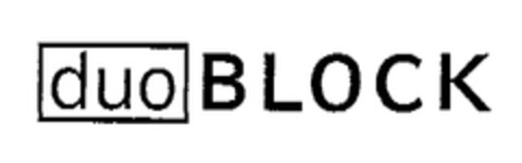 duoBLOCK Logo (EUIPO, 05/20/2003)