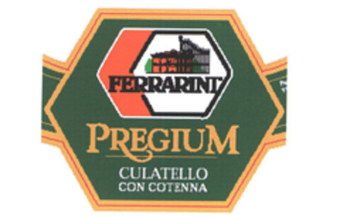 FERRARINI PREGIUM CULATELLO CON COTENNA Logo (EUIPO, 02/06/2004)