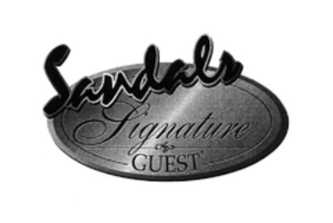 Sandals Signature GUEST Logo (EUIPO, 01.06.2004)