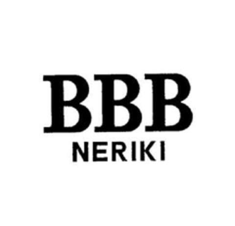 BBB NERIKI Logo (EUIPO, 30.10.2009)