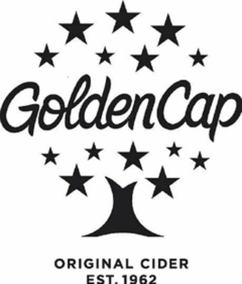 Golden Cap ORIGINAL CIDER EST. 1962 Logo (EUIPO, 10.10.2011)