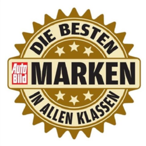 Auto Bild DIE BESTEN MARKEN IN ALLEN KLASSEN Logo (EUIPO, 10.11.2011)