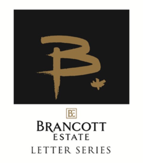 B BE BRANCOTT ESTATE LETTER SERIES Logo (EUIPO, 21.05.2013)