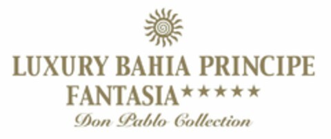 LUXURY BAHIA PRINCIPE FANTASIA DON PABLO COLLECTION Logo (EUIPO, 10.11.2016)
