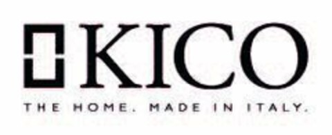 KICO THE HOME. MADE IN ITALY. Logo (EUIPO, 01/31/2018)