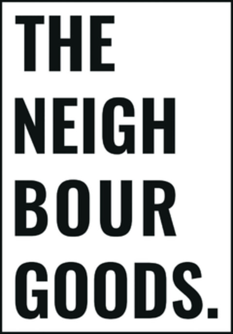 THE NEIGH BOUR GOODS. Logo (EUIPO, 26.03.2018)