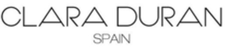 CLARA DURAN SPAIN Logo (EUIPO, 12.06.2018)