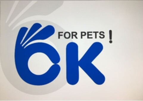 OK FOR PETS! Logo (EUIPO, 07/23/2018)