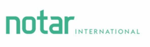 NOTAR INTERNATIONAL Logo (EUIPO, 21.01.2019)