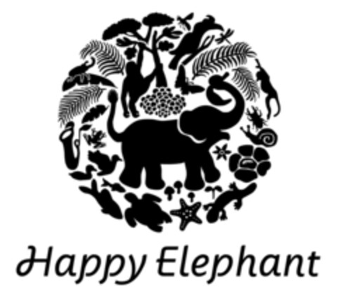 Happy Elephant Logo (EUIPO, 08/05/2020)