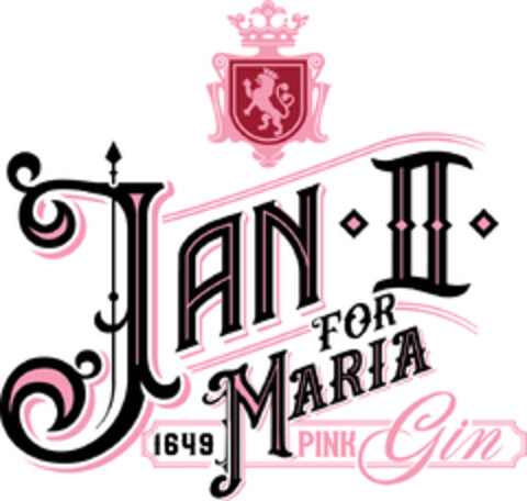 Jan II for Maria PINK Gin Logo (EUIPO, 05/13/2021)