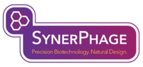 SYNERPHAGE Precision Biotechnology. Natural Design. Logo (EUIPO, 28.12.2021)