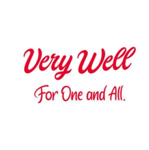 Very Well For One and All. Logo (EUIPO, 03.11.2023)