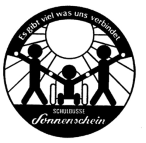 Es gibt viel was uns verbindet SCHULBUSSE Sonnenschein Logo (EUIPO, 04/01/1996)