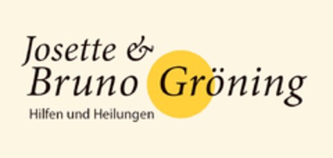 Josette & Bruno Gröning Hilfen und Heilungen Logo (EUIPO, 10/05/2022)