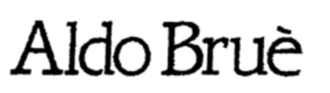 Aldo Bruè Logo (EUIPO, 04/01/1996)