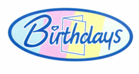 Birthdays Logo (EUIPO, 23.10.1996)
