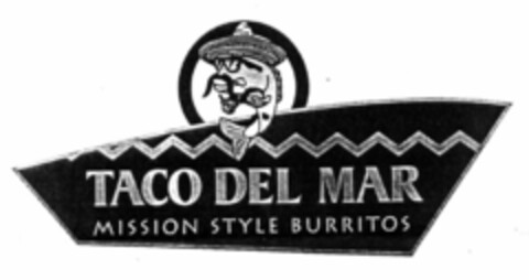 TACO DEL MAR MISSION STYLE BURRITOS Logo (EUIPO, 04.04.1997)