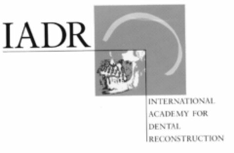 IADR INTERNATIONAL ACADEMY FOR DENTAL RECONSTRUCTION Logo (EUIPO, 11.02.1998)