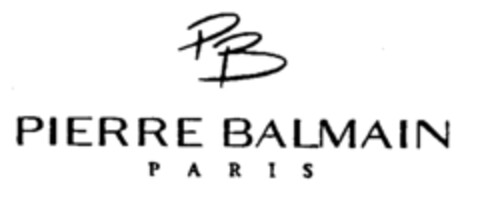 PB PIERRE BALMAIN PARIS Logo (EUIPO, 30.03.2000)