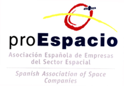 proEspacio Asociación Española de Empresas del Sector Espacial Spanish Association of Space Companies Logo (EUIPO, 05.07.2002)