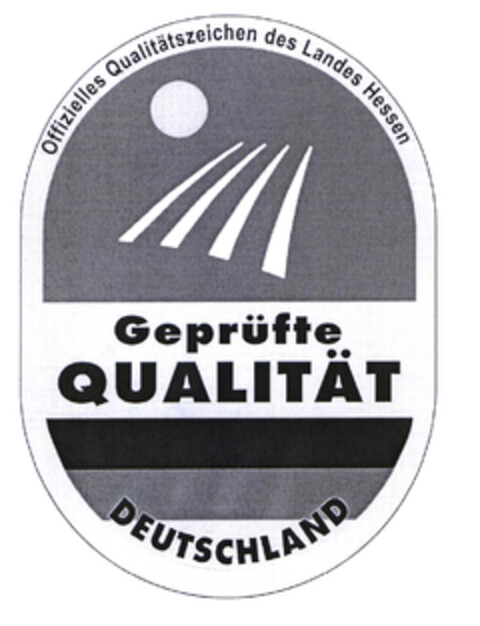 Offizielles Qualitätszeichen des Landes Hessen Geprüfte QUALITÄT DEUTSCHLAND Logo (EUIPO, 12/09/2003)