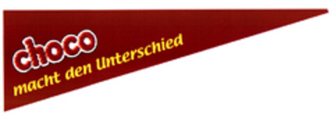 choco macht den Unterschied Logo (EUIPO, 21.06.2004)