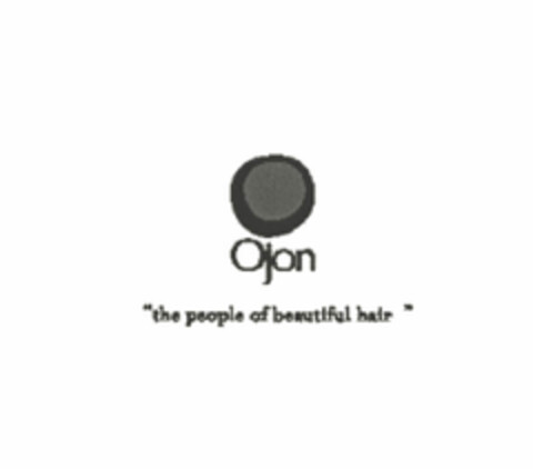 Ojon the people of beautiful hair Logo (EUIPO, 08/31/2005)