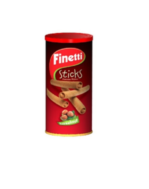 Finetti Sticks Viennese Wafers hazelnut Logo (EUIPO, 19.10.2005)