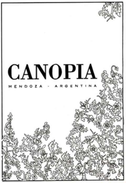 CANOPIA MENDOZA ARGENTINA Logo (EUIPO, 03/09/2007)