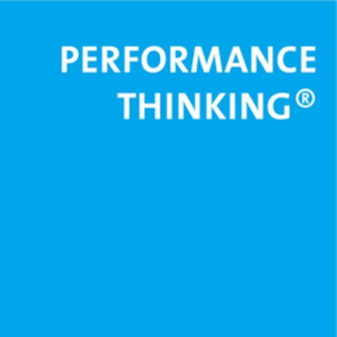 PERFORMANCE THINKING Logo (EUIPO, 18.12.2007)