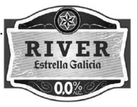 RIVER ESTRELLA GALICIA 0,0% ALC. Logo (EUIPO, 02/03/2009)