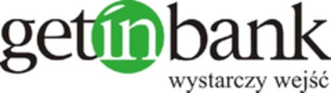 GETINBANK WYSTARCZY WEJŚĆ Logo (EUIPO, 08/04/2009)