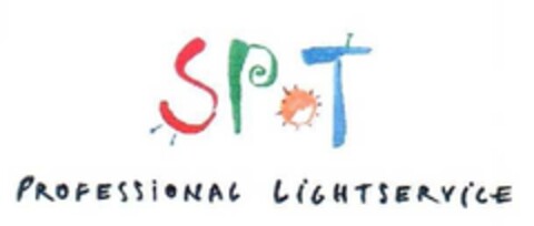 SPOT PROFESSIONAL LIGHTSERVICE Logo (EUIPO, 22.03.2011)