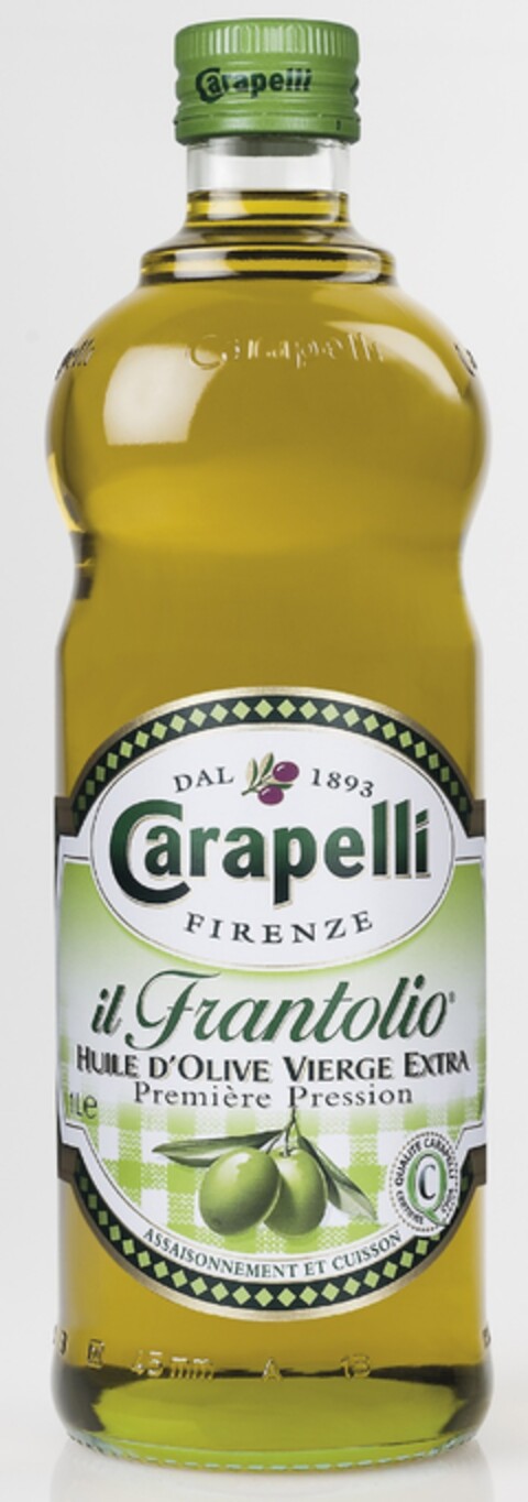 DAL 1893 CARAPELLI FIRENZE IL FRANTOLIO Logo (EUIPO, 29.03.2011)