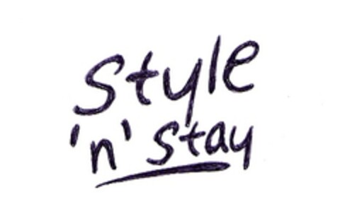 STYLE 'N' STAY Logo (EUIPO, 23.01.2014)