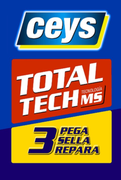 CEYS TOTAL TECH TECNOLOGIA MS 3 PEGA SELLA REPARA Logo (EUIPO, 30.04.2014)