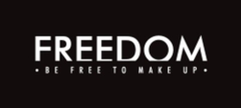 FREEDOM BE FREE TO MAKE UP Logo (EUIPO, 08/19/2014)