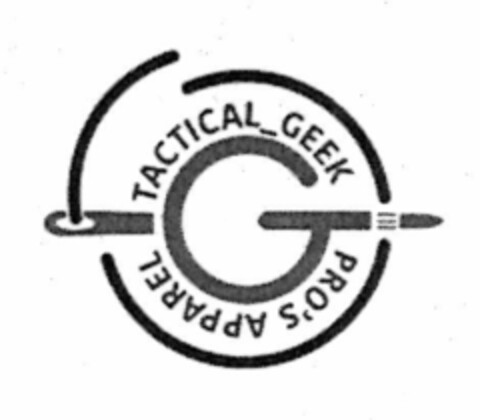 TACTICAL_GEEK PRO'S APPAREL Logo (EUIPO, 04/23/2015)