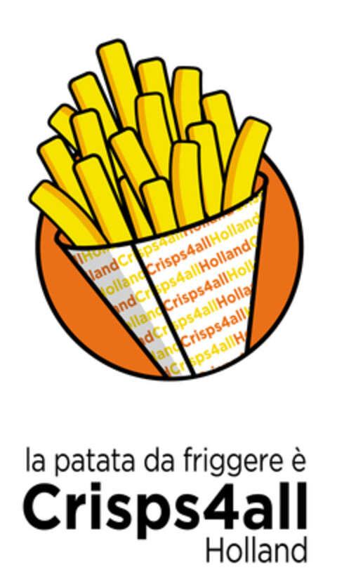 la patata da friggere è Crisps4all Holland Logo (EUIPO, 04/07/2017)