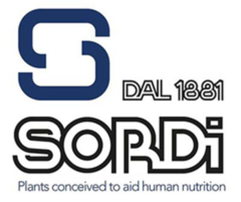 DAL 1881 SORDI PLANTS CONCEIVED TO AID HUMAN NUTRITION Logo (EUIPO, 14.06.2018)