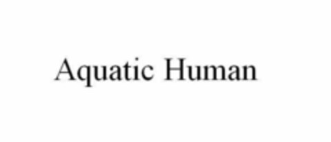 Aquatic Human Logo (EUIPO, 05.09.2018)