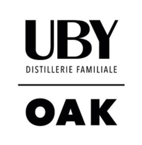 UBY OAK DISTILLERIE FAMILIALE Logo (EUIPO, 16.06.2022)