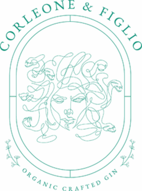 CORLEONE & FIGLIO ORGANIC CRAFTED GIN Logo (EUIPO, 18.10.2022)