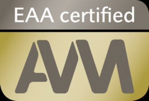 EAA certified AVM Logo (EUIPO, 03/17/2023)