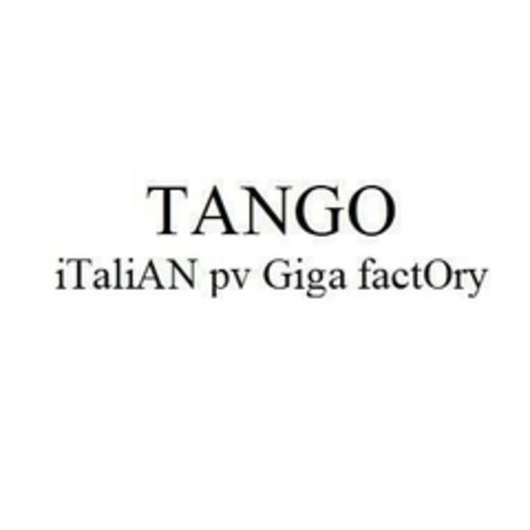 TANGO iTaliAN pv Giga factOry Logo (EUIPO, 22.05.2023)