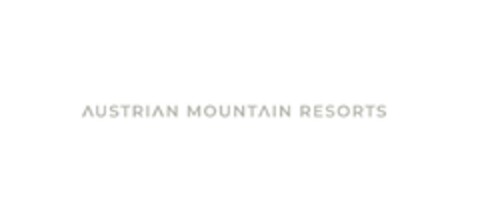 AUSTRIAN MOUNTAIN RESORTS Logo (EUIPO, 13.06.2023)