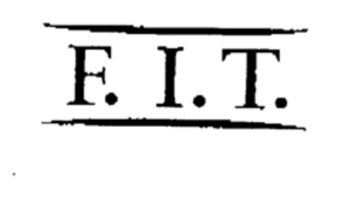 F. I. T. Logo (EUIPO, 08/28/1997)