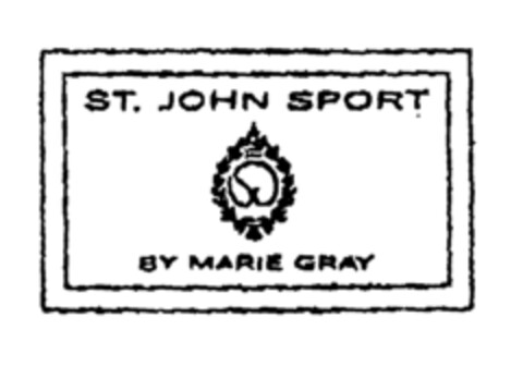 ST. JOHN SPORT BY MARIE GRAY Logo (EUIPO, 07.01.1998)