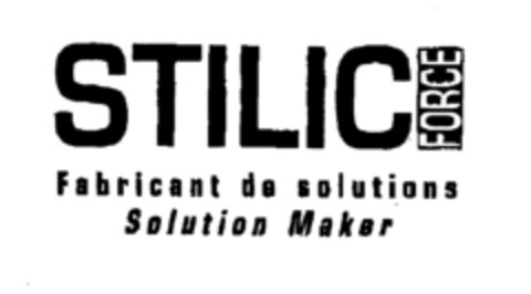 STILIC FORCE Fabricant de solutions Solution Maker Logo (EUIPO, 30.06.1999)